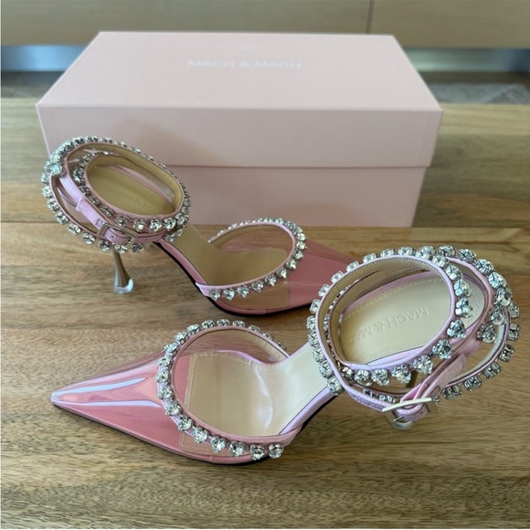 Reserved for @lynnyifan / Mach & Mach Crystal Heart Pump - Picture 4 of 6